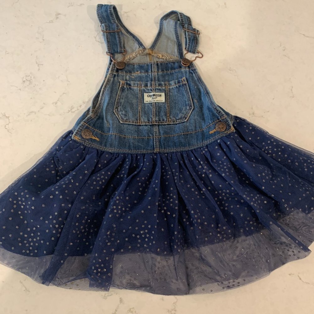 Overall Ruffle Dress - Picture 1 of 3